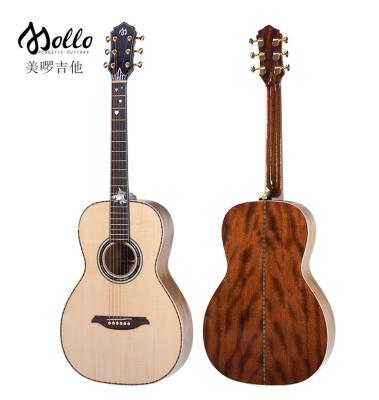 China HO-61 Acoustic-Guitar 39 Inch Acoustic-Guitar Folk Solid Rosewood Noise Guitar Top Classic Low Price for sale