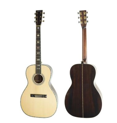 China Rosewood Folk Classical Side Veneer Fir Quality Brand Guitar Noise Back Professional Folk Guitar for sale