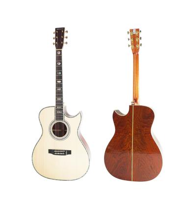 China Acoustic Guitar Fast Delivery With Inventory Body Primary Colors Thin Acoustic Guitar for sale