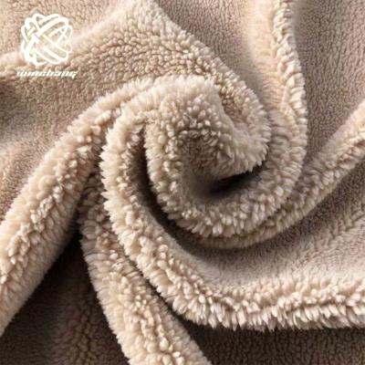 China Auto Upholstery China Manufacturer Sherpa Fleece Faux Fur Fabric Teddy Fur Fabric Use For Clothes Upholstery for sale