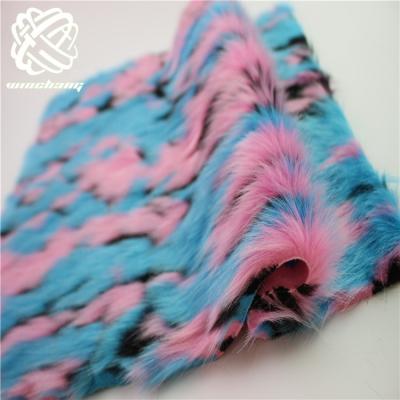 China Factory Automatic Wholesale Multicolor Acrylic Jacquard Upholstery Pile Faux Fur Luxury Long Fabrics for sale