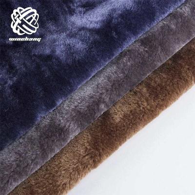 China Automatic Good Quality Single Stuff Toys Fake Fur Soft 100% Polyester Upholstery Boa Fabric for sale