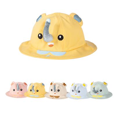 China COMMON Elephant Kids Bucket Hat Washed Distressed Hat Summer Wholesale Sports Hats Kids Baseball Cap for sale