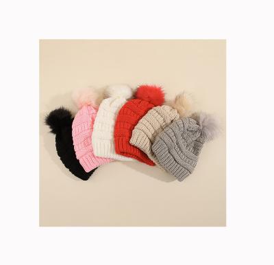 China Basic COMMON factory direct sales knit Beanie Cotton Beanie Hats Winter Beanie Children Hats for sale