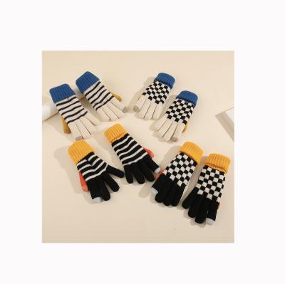 China Factory COMMON Supply Knitted Winter Gloves Polyester Warm And Comfortable Gloves Fashion Customizable Gloves for sale