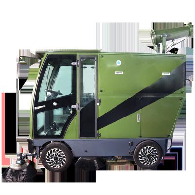 China Electric Vacuum Cleaner Street Hotels Street Cleaning Machine Automatic Dumping Road Sweeper for sale