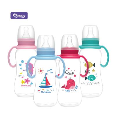 China Momeasy BPA Free Standard 240ml/8oz PP Baby Bottle Factory Supply Directly With MOQ One Carton for sale