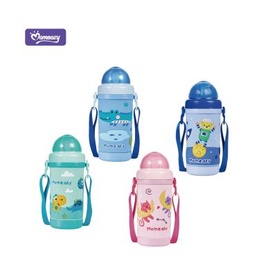 China Momeasy BPA Free Silicone Design BPA Free Three Dimensional Baby Water Bottle Factory Supply Directly for sale