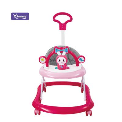 China Cheap 8 Wheel Steel+plastic Baby Walker For Baby Outdoor Single Model Adjustable Seat Height for sale