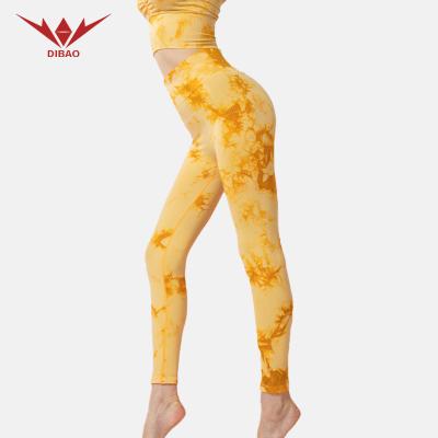 China Dibao Women Anti-Static Yoga Tops And Pants In Fitness&Yoga Wear Wholesale Sporty Apparel Sports Bra Girl And Gaiters With High Quality for sale