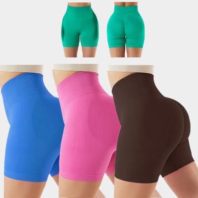 China 2022 NVGTN Breathable Custom Yoga Wears Ladies Gym Short Seamless Yoga Leggings Butt Crac! crack! shorts yoga pants for women for sale