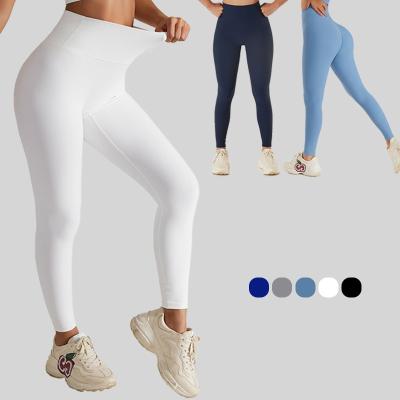 China Breathable Ribbed Yoga Leggings Sports Ladies Joggers Pants Womens Pants Butt High Waisted Yoga Lifting Seamless Pants for sale