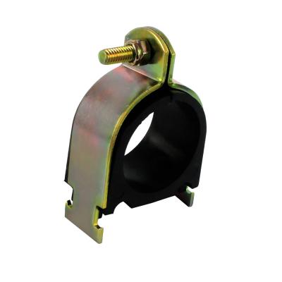 China Galvanized Zinc Carbon Steel Saddle Clamp Structure 1 1/2