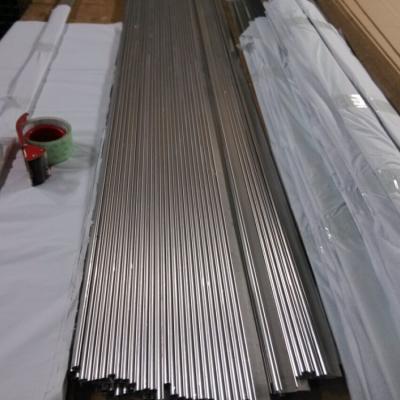 China Custom 316 Edelstahl Profil Flat mit Schutzfilm 2,5m Länge zu verkaufen