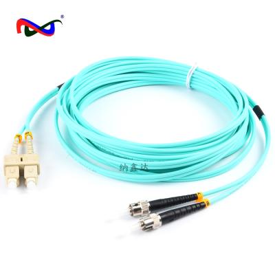 China PVC LSZH 9/125 OS2 LC to LC 2 Fiber Armored Fiber Patch Cord Outdoor LC Reinforced Fiber Cable for sale