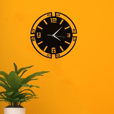 China Antique popular style wall acrylic punch free silent digital three-dimensional wall clock for sale