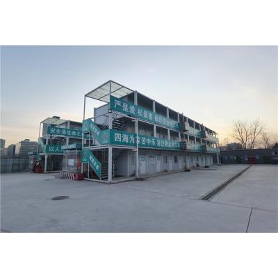 China Living Habitable Luxury House Customization Large Modern Fabricated Portable Prefab Mass Container Home Office Building for sale