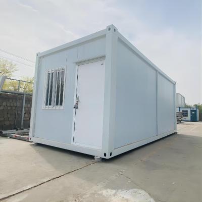 China Modern Flat Pack 2 Bedroom Prefab House Easy Install 20Ft Prefab Luxury Flat Pack Container House for sale