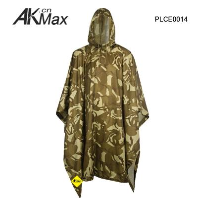 China Polyester Kenya KWS PLCE Military Rain Poncho Webbing Pattern 90