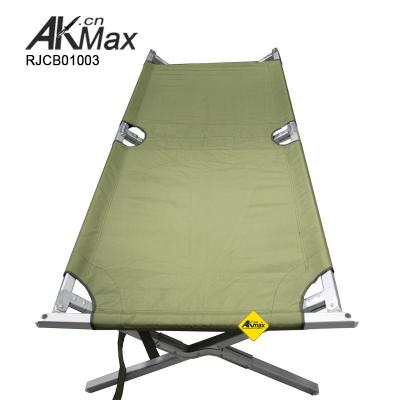 China US G.I Style Army Cot Folding Military Folding Camping Bed with Portable Aluminum Frame for sale