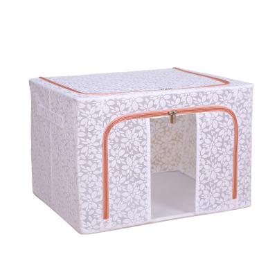 China Environmentally Friendly Folding Storage Bins Awopzzy Cube Large Baskets Toy Book Organizer Boxes Handles Organizing Cabinet Shelves for sale