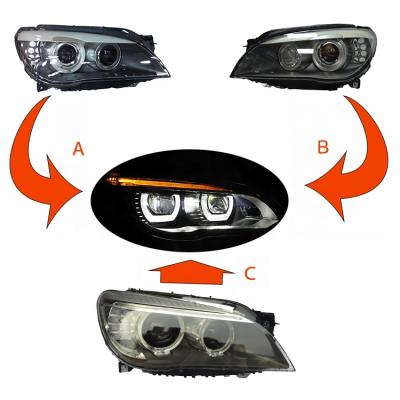 China For BMW 7 SERIES F01 F02 HEADLIGHT UPGRADE 2009-2012 XENON to 2013 LED ADAPTIVE LOOKING 80*40*40 for sale