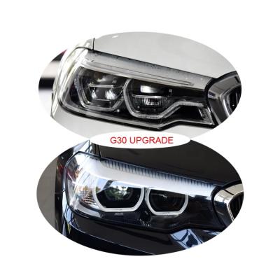 China Auto Parts Upgrade Car Front Headlight for BMW 5 Series G30 2017 2018 LED Headlight Upgrades to 80*40*40 Adaptive LED Look for sale