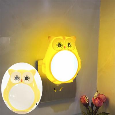 China Multicolor Lighting Children's Contemporary LED Night Light Manual Switch Infant Children's Bedside Lamp for sale