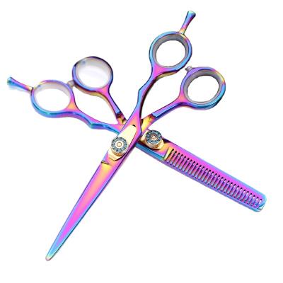 China Multicolor Thinning Scissors Hair Cutting Scissors 5.5