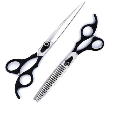 China Thinning Scissors 8 Inch Thinning Blunt Adjustable Screws Pet Japanese Dog Grooming Scissors for sale