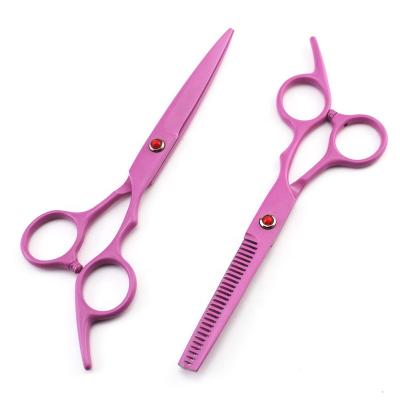 China 6 Inch Rose Hair Salon Thinning Scissors Cutting and Thinning Styling Tool Hair Scissors for sale