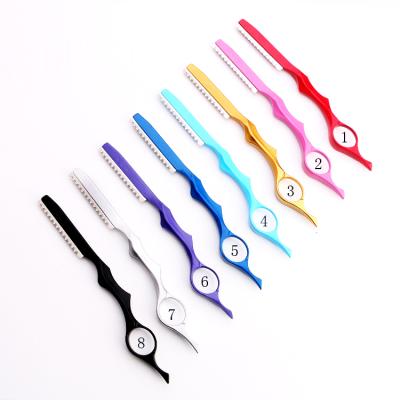 China Professional Sharp Hot Multi Tool Barber Razor For Hair Cutting Changeable Blade Beauty Hairdresser Single Blade Color Tool for sale