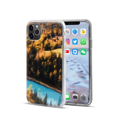 China Protective Colorful TPU Phone And PC Picture And Logo Waterproof Dustproof Comfortable Customized Case For iphone 11 for sale