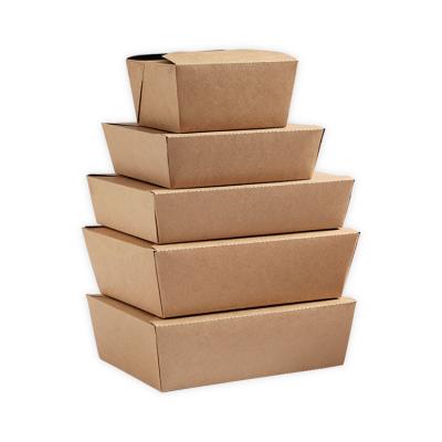 China Paper Disposable Wholesale Customized Lunch Packaging Food Packaging Take Out Box for sale