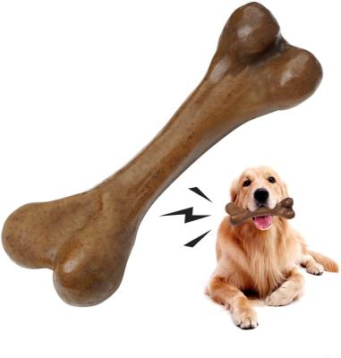 China Manufacturer Eco Friendly Rubber New Product Customized Viable Dog Bone Teething Durable Interactive Chew Toy for sale