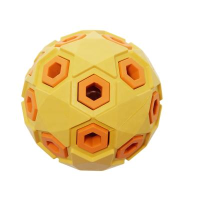 China Wholesale Viable Toy Eco-Friendly TPR Rubber Teeth Durable Dog Chew Toy Ball Supplier OEM Dog Toy Ball for sale