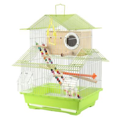 China Best Supplier Wholesale High Quality Decorative Folding Pet Bird Feeder House Durable Stocked Parrot Breeding Bird Cages for sale