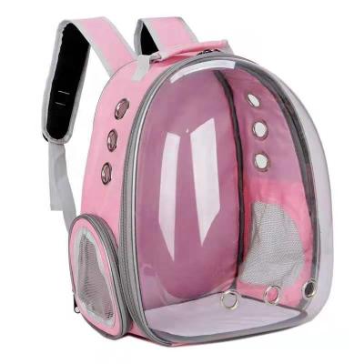 China Wholesale Sustainable Pet Travel Box Capsule Pet Outdoor Pet Cages Breathable Dog Cat Cage Carrier Backpack Carriers Rooms for sale