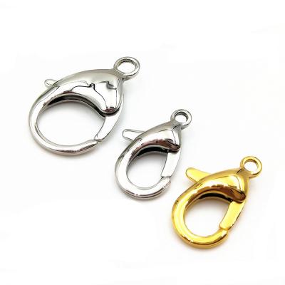 China Stainless Steel 33mm/25mm Stainless Steel Lobster Claw Hugged In Jewelry Bag For Jewelry Making Beading Necklace for sale