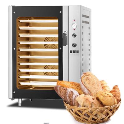 China Vegetable Processing Factory 10 Trays Stainless Steel Bread Convection Oven Commercial Kitchen Convection Oven Deck Electric Industrial Baking Oven for sale