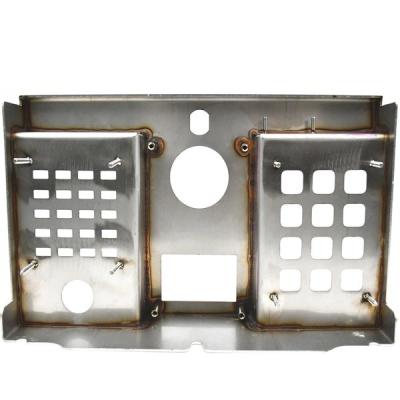 China Multifunctional Sheet Metal Stamping Process Laser Cut Cover Bracket for sale