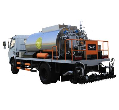 China Construction worksÂ   Automatic Asphalt Road Construction Plc Control Bitumen Sprayer Asphalt Distributor Truck for sale