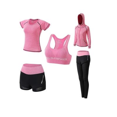 China FREE SAMPLE Breathable Sport Workout Equipment Set Breathable For Women Yoga Fitness Exercise Clothes for sale