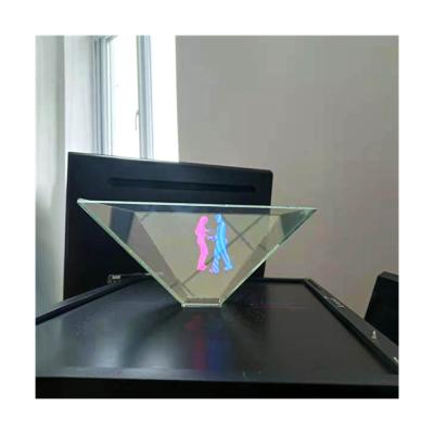 China Hot Sale 360 ​​Holographic Display AR Projection 360 Degree Holographic Cases Three Sided Ghosting Desktop for sale