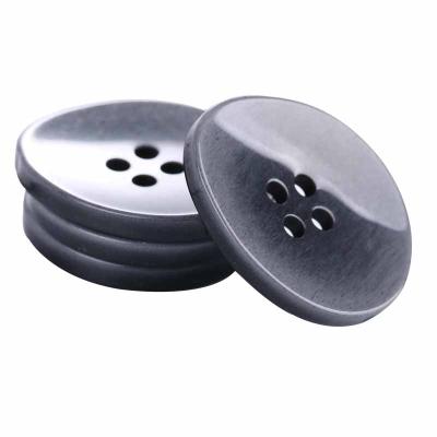 China New Designs Ellipse Nickel Free Resin Buttons 38mm Flatback Sewing Button For Garment DIY Woman Coat Craft Decoration Plastic Button for sale