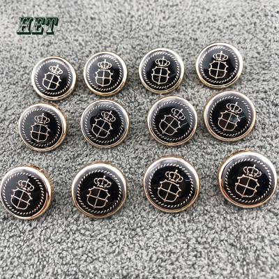 China 2019 Hot Selling UV Plating ABS Button Lamination Button Enameled Leg Button for sale