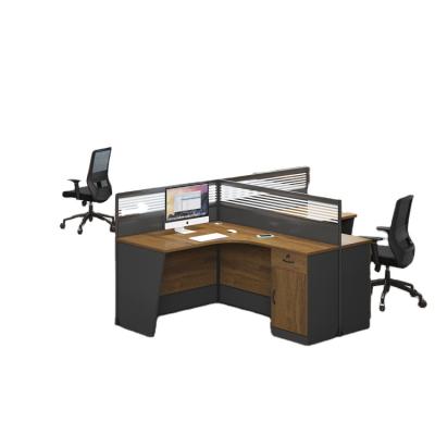 China Can Be Moved XINCHUANG Standard Sizes Office Cubicles 2 Person Workstation Office Desk Furniture Table for sale