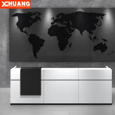 China Can Be Moved Manufacturer Style Modern Cheap Price Reception Desk White Reception for sale