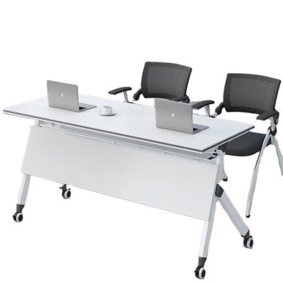 China (Height) Adjustable Desk Foldable Training Table Meeting Adjustable Desks With Hardware Table Leg for sale