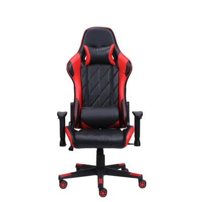 China Height Adjustment Adjustable Leather High Back (Height) Ergonomic Computer Gaming Chair With Headrest for sale